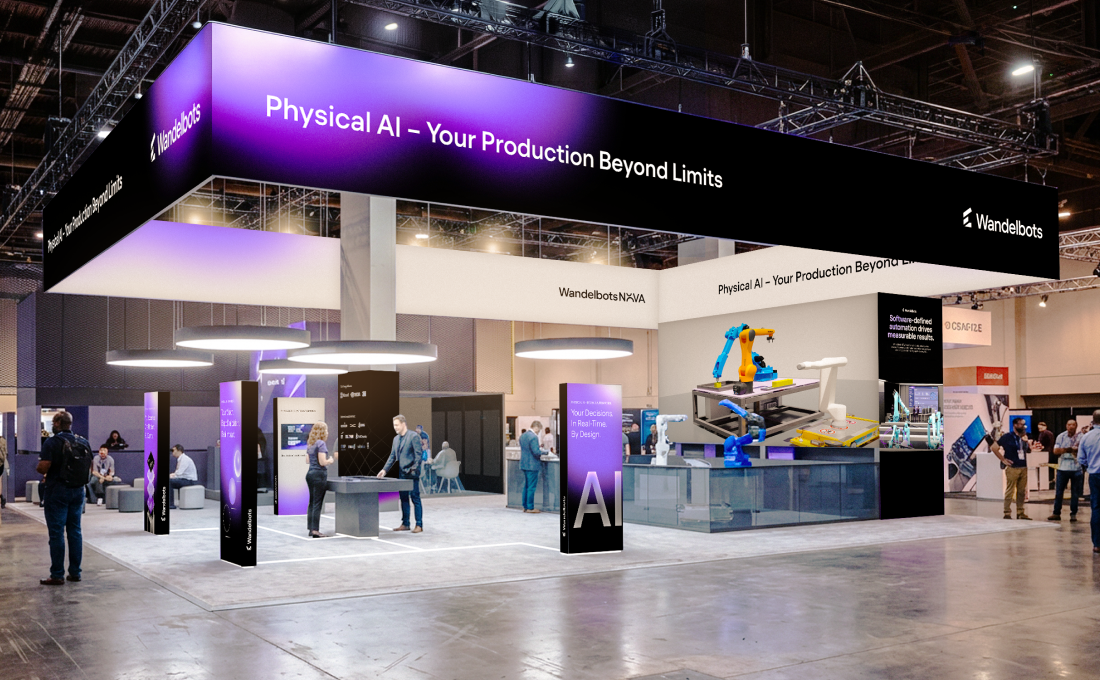 Wandelbots booth HMI Wandelbots booth HMI